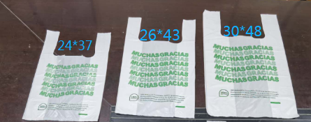 Bolsas camisetas MG 26x43 - 3.000 unidades