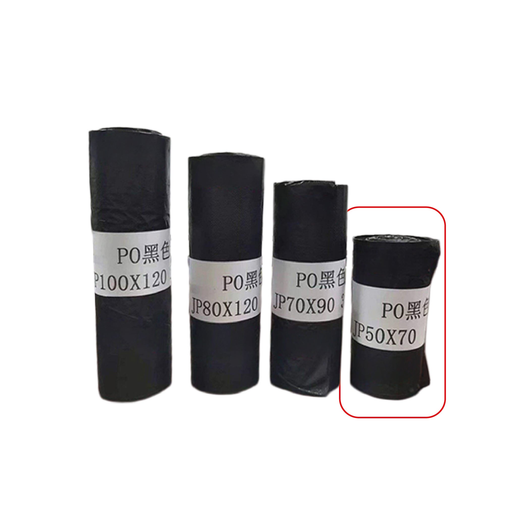 Bolsas de basura negras JP 50x70 - 30 rollos de 45 un. c/u