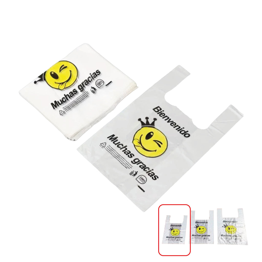 Bolsas camisetas  Compostables  WG 24x37 - 3.000 unidades