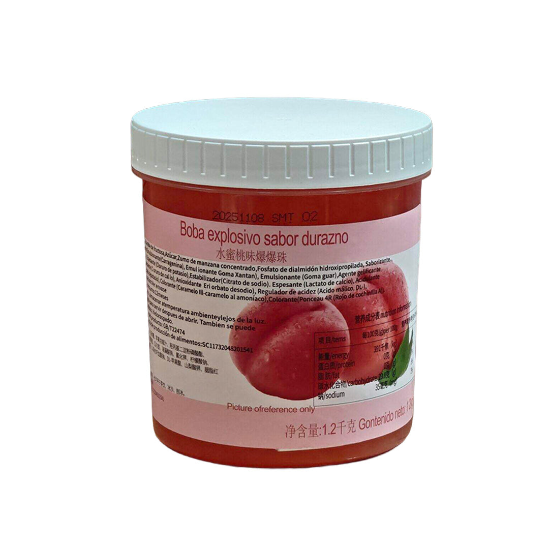 BOBA EXPLOSIVA DURAZNO 1.2 KG
