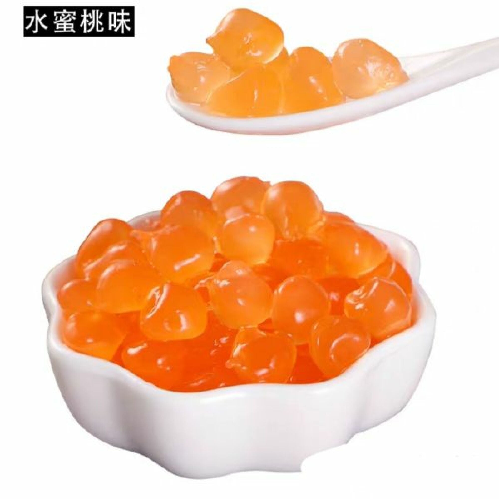 BOBA CRUJIENTE DURAZNO 1 KG