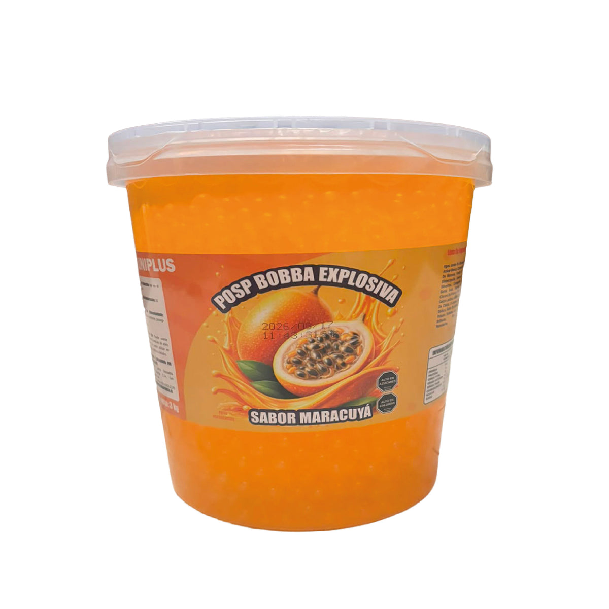 BOBA EXPLOSIVA SABOR MARACUYÁ 3 KG