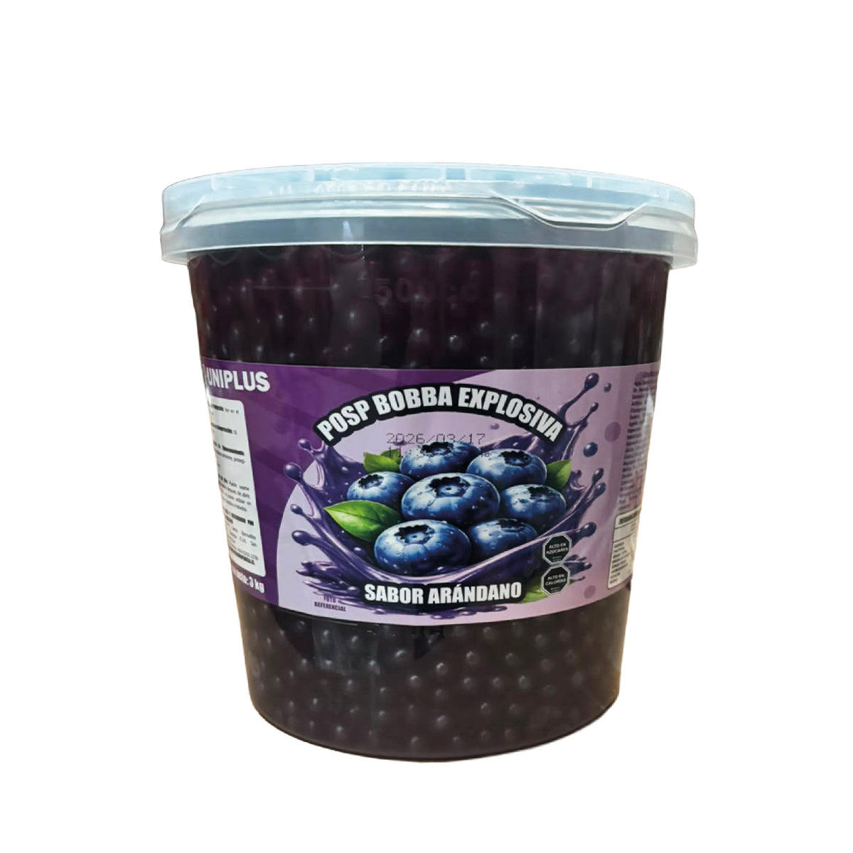 BOBA EXPLOSIVA SABOR ARANDANO 3 KG