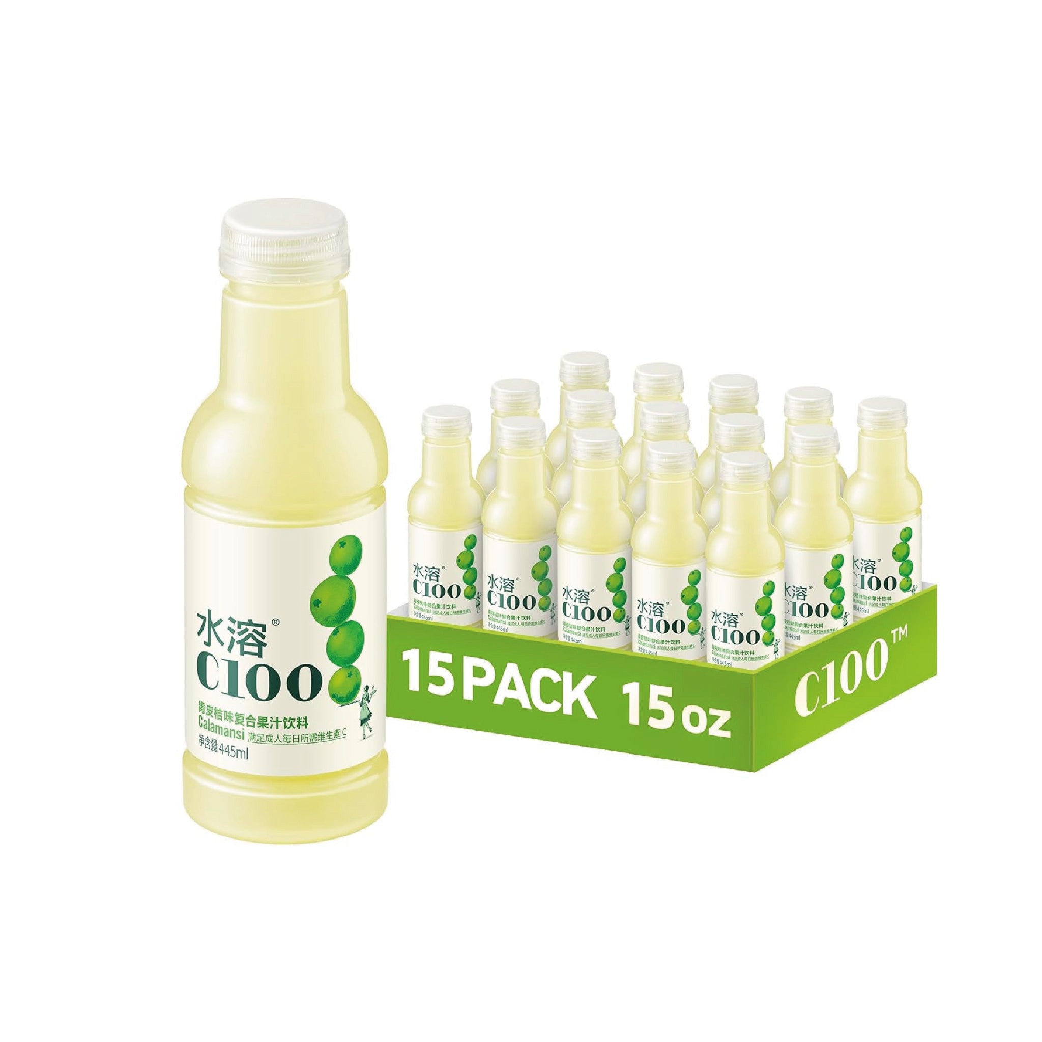 BEBIDA  VITAMINA C  DE MANDARINA 445 ML / 15 UN.