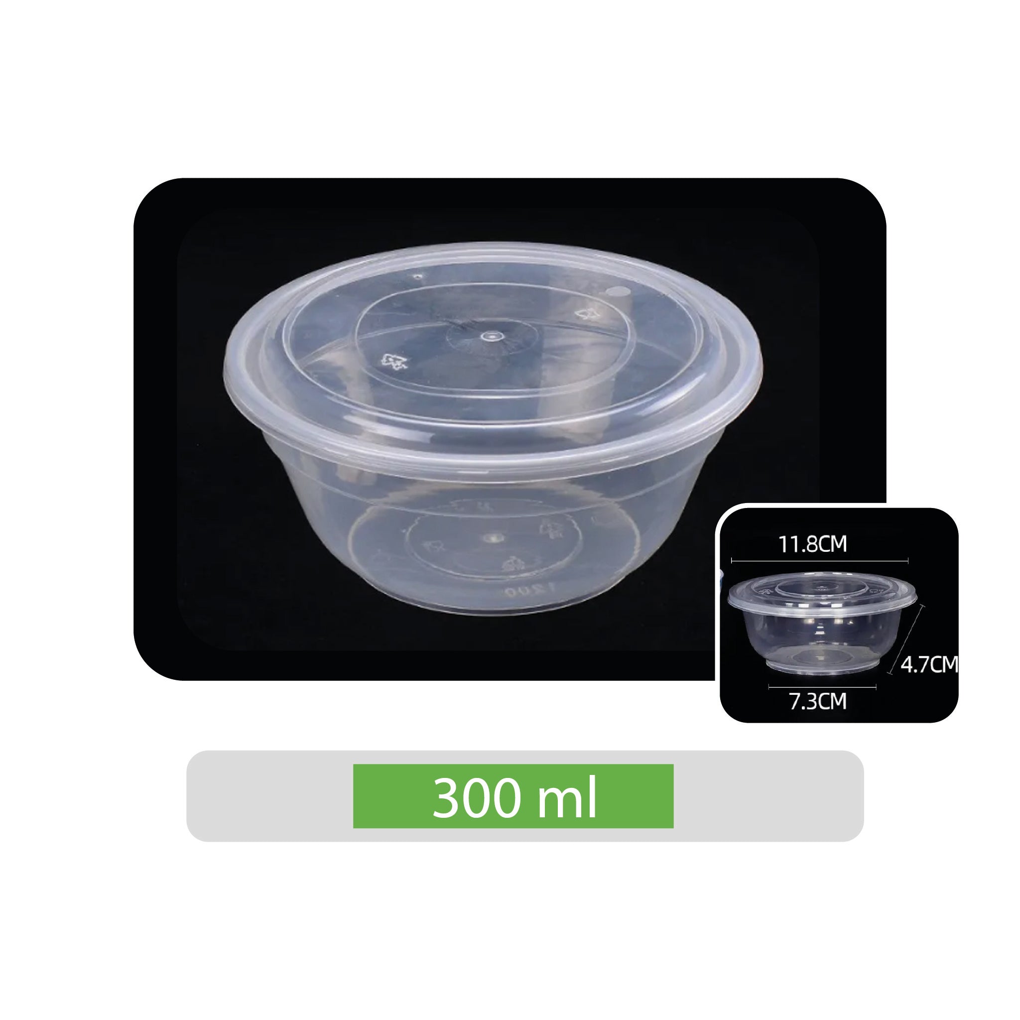 ENVASE REDONDO 360 TRANSPARENTE