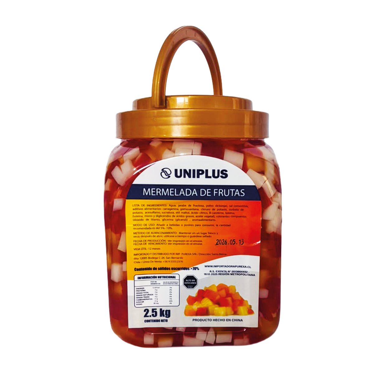MERMELADA DE FRUTAS 2.5 KG