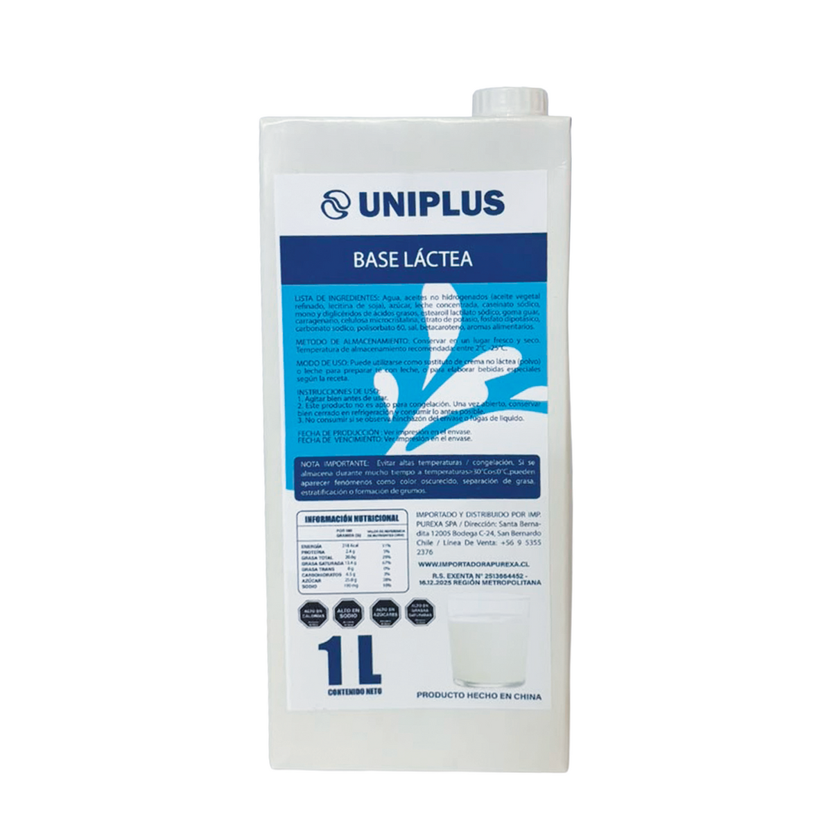 LECHE CONCENTRADA - BASE LACTEA 1 L